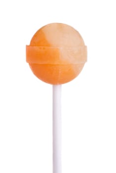 Colorful lollipop isolated on the white