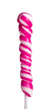 Colorful lollipop isolated on the white