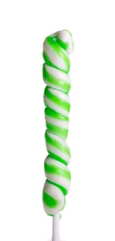 Colorful lollipop isolated on the white