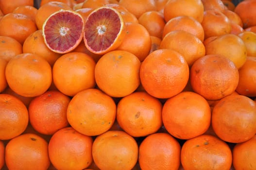 Orange fruit or citrus vegetarian cuisine food