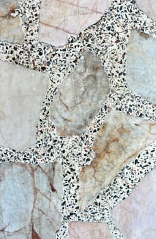 the Pattern of old stone Wall Surfaced