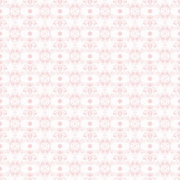 Seamless pattern of hearts and floral