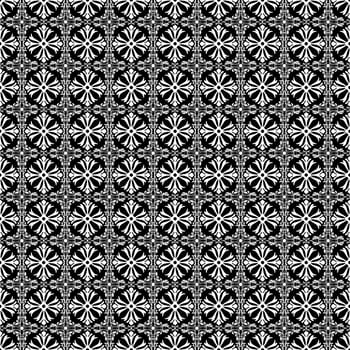 Beautiful background of seamless floral pattern