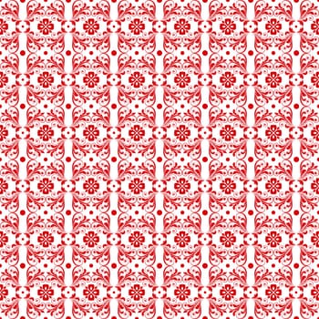 Beautiful background of seamless floral pattern