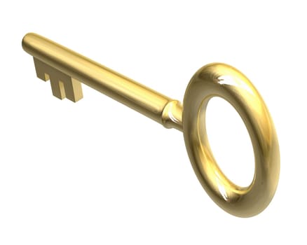 key in gold (3d made)