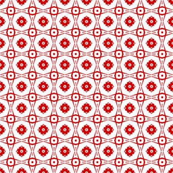 Seamless pattern of hearts and floral
