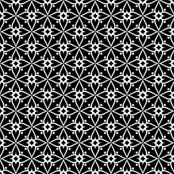 Beautiful background of seamless floral pattern