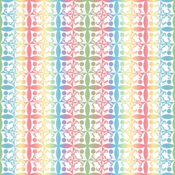 Beautiful background of seamless floral pattern