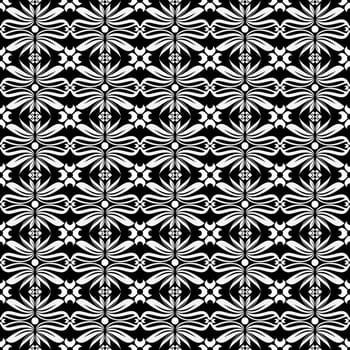 Beautiful background of seamless floral pattern