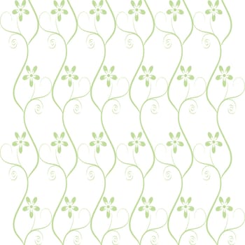 Beautiful background of seamless floral pattern