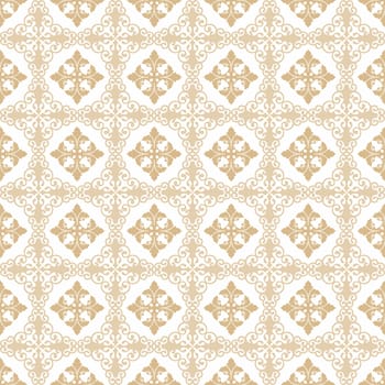 Seamless pattern of hearts and floral