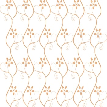 Beautiful background of seamless floral pattern