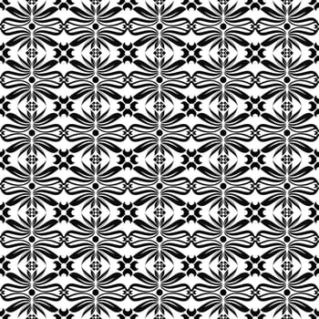 Beautiful background of seamless floral pattern