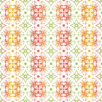 Beautiful background of seamless floral pattern