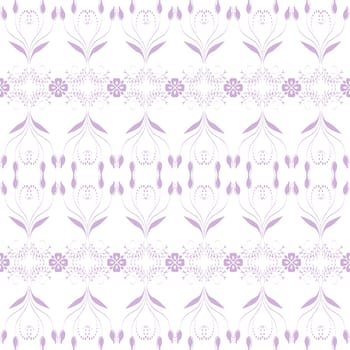 Beautiful background of seamless floral pattern