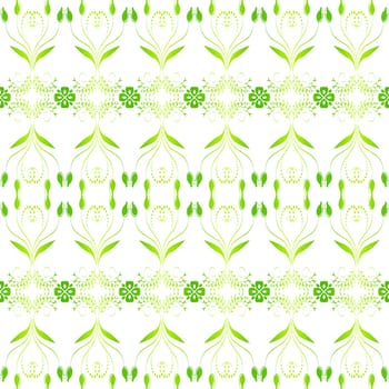 Beautiful background of seamless floral pattern