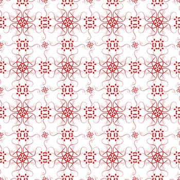 Beautiful background of seamless floral pattern