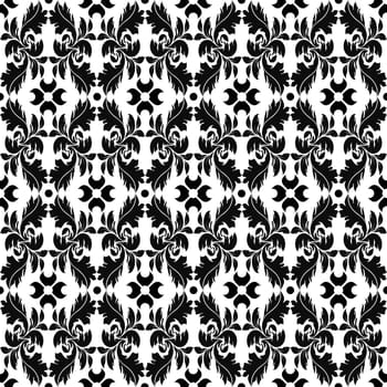 Beautiful background of seamless floral pattern