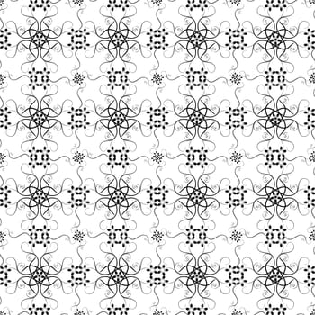 Beautiful background of seamless floral pattern