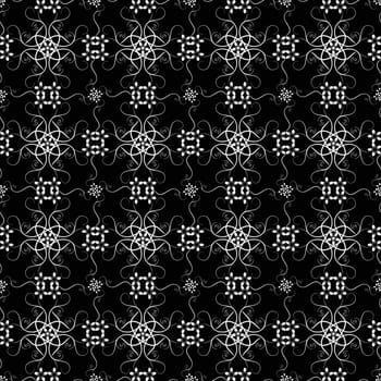 Beautiful background of seamless floral pattern