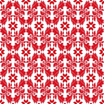 Beautiful background of seamless floral pattern