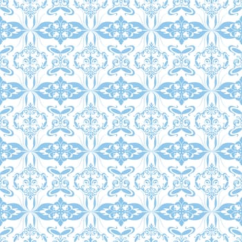 Beautiful background of seamless floral pattern