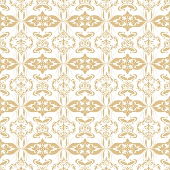 Beautiful background of seamless floral pattern