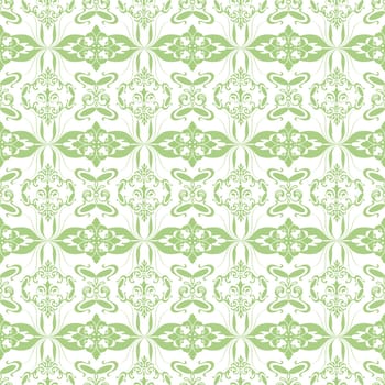 Beautiful background of seamless floral pattern