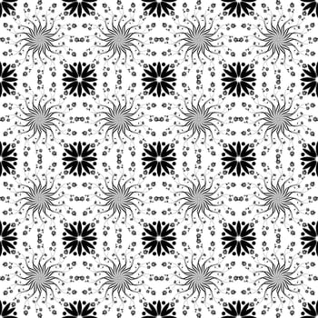 Beautiful background of seamless floral pattern