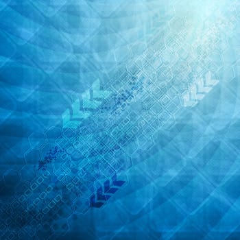 Blue hi-tech backdrop. Vector eps 10