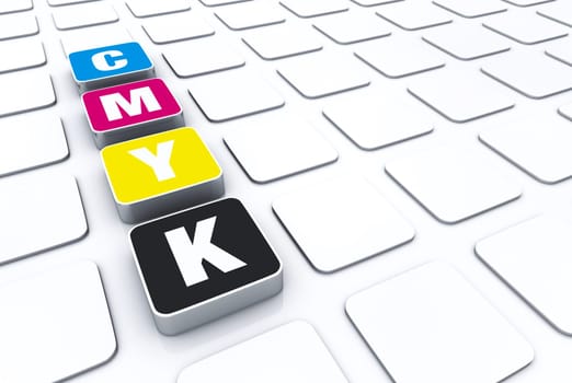 CMYK 3D Pad Symbolism 2