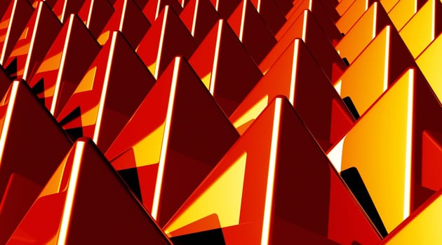 Background - Pyramids Matrix Red Yellow 1