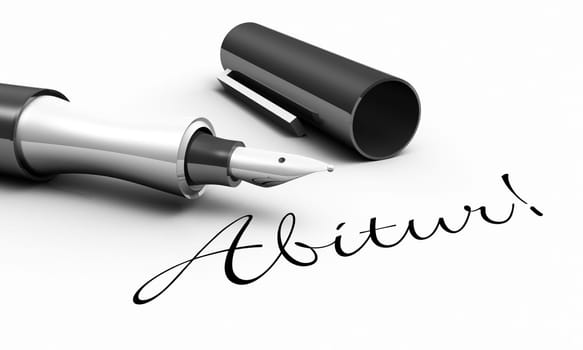 School leaving examination! - Pen concept