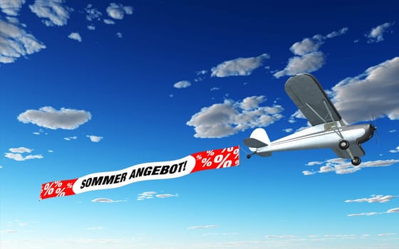 Airplane Banner - Summer Offer!