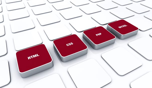3D Pads Red - HTML CSS PHP MYSQL 2