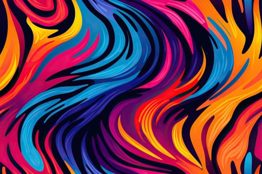 Zebra rainbow abstract pattern. Colorful stripes, bright background.