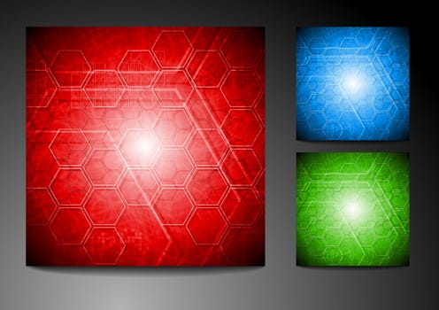 Hi-tech abstract design. Vector eps 10