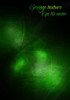 Dark abstraction with grunge texture. Eps 10