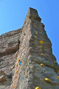 Climbing rocks