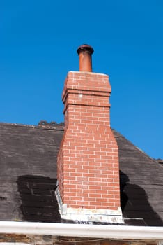 brick fireplace in Port Isaac in Cornwall