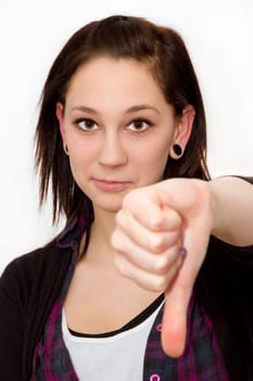 Thumbs down