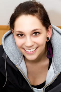 Happy young woman