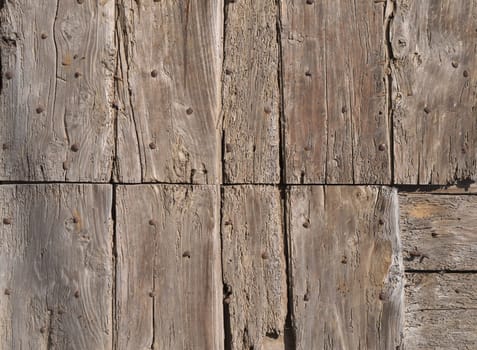 Wood plank board useful as a background
