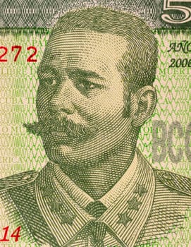 Antonio Maceo Grajales (1845-1896) on 5 Pesos 2006 Banknote from Cuba. Second in command of the Cuban Army of Independence.