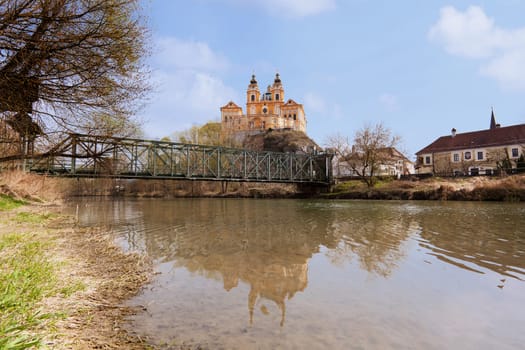 Melk Abbey,a historic building in the Wachau