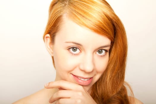 young redhead beautiful girl