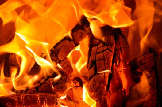 Fire Fireplace Stove Wood