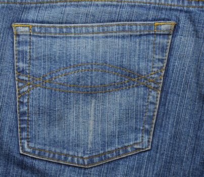 Blue jeans texture background,close up