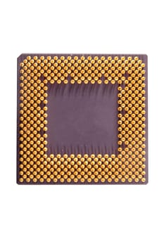 computer processor CPU on a white background