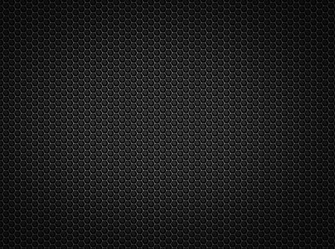 Black honeycomb metal background, high resolution metal mesh grill